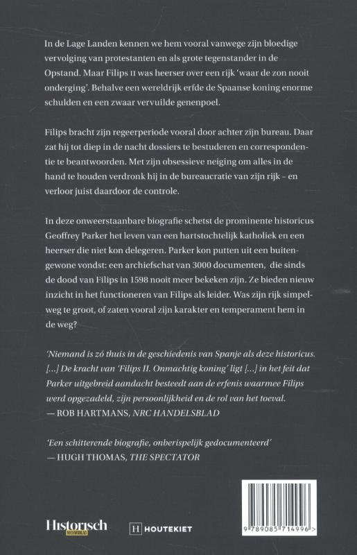 Achterkant van Filips II