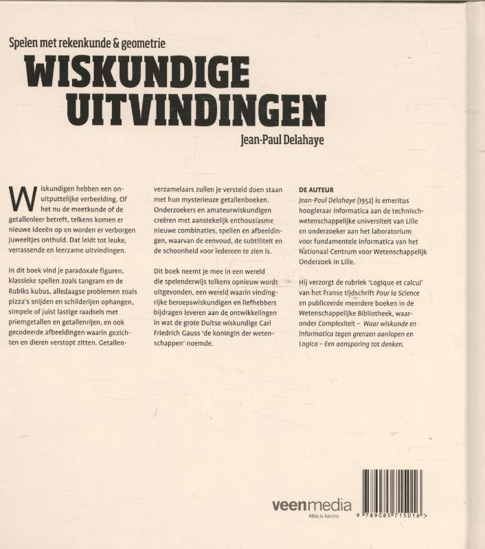 Achterkant van Wiskundige uitvindingen