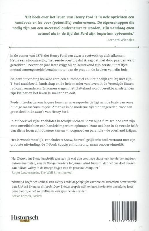Achterkant van Henry Ford
