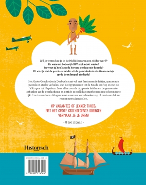 Achterkant van Het Grote Geschiedenis doeboek