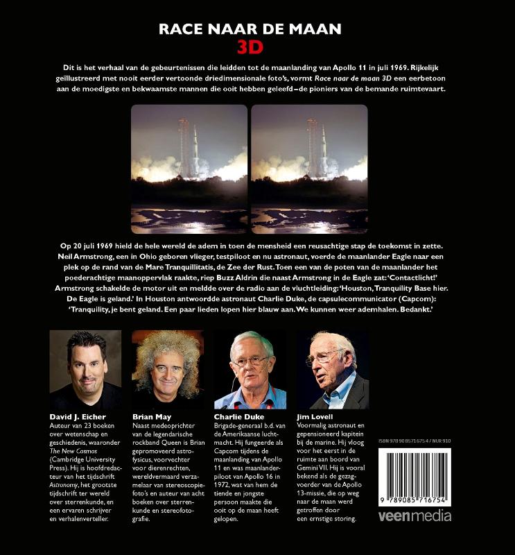 Achterkant van Race naar de Maan 3D
