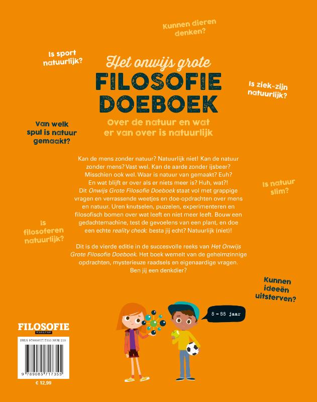 Achterkant van Het Onwijs Grote Filosofie Doeboek