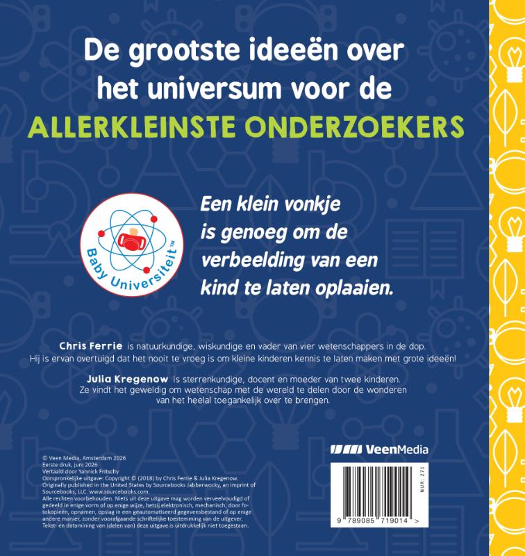 Achterkant van Sterrenkunde voor baby's