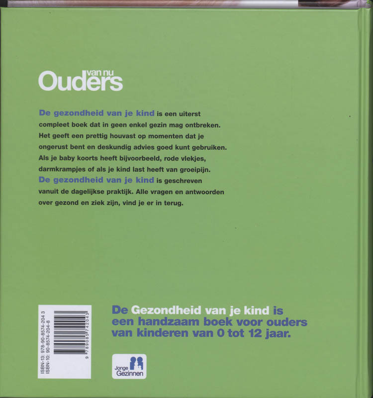 Achterkant van De Gezondheid van je kind