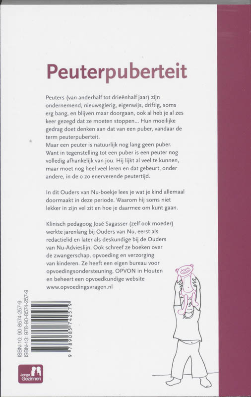Achterkant van Peuterpuberteit