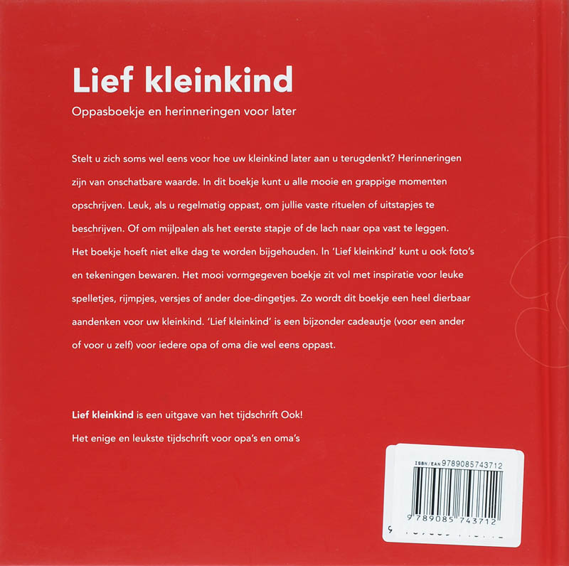 Achterkant van Lief Kleinkind