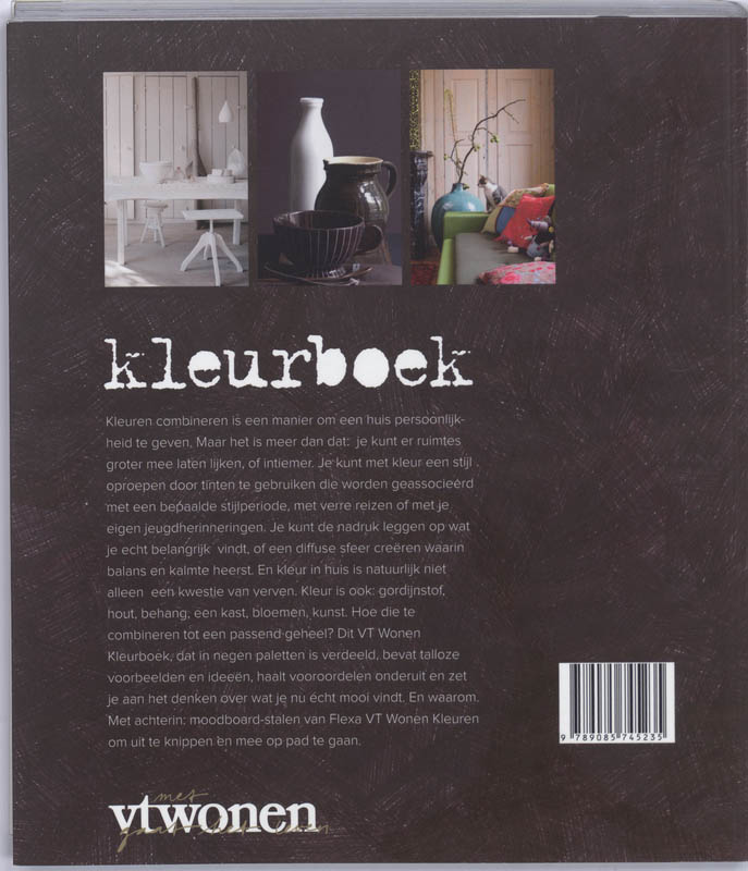 Achterkant van VT Wonen Kleurenboek