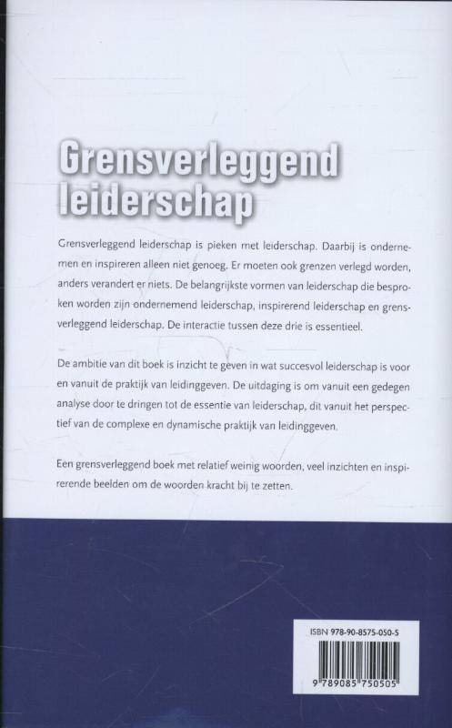 Achterkant van Grensverleggend leiderschap
