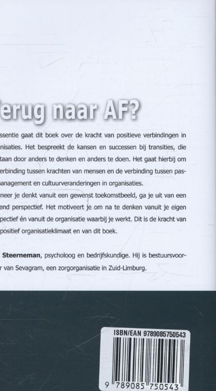 Achterkant van Terug naar AF?