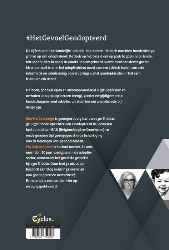 Achterkant van #HetGevoelGeadopteerd