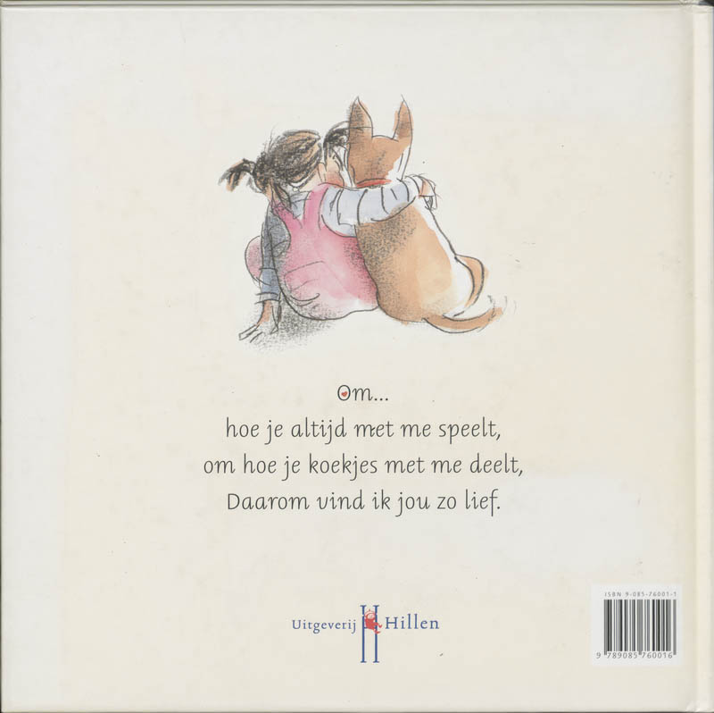Achterkant van Daarom vind ik jou zo lief