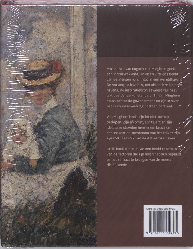 Achterkant van Eugene Van Mieghem 1875-1930 Antwerpen