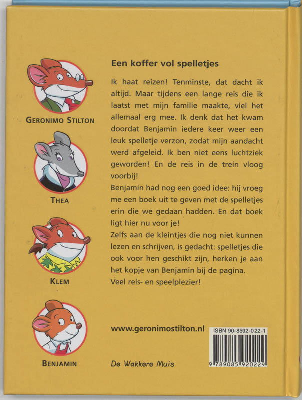 Achterkant van Een koffer vol spelletjes
