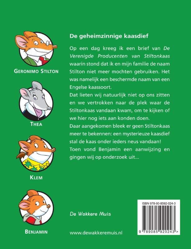 Achterkant van De geheimzinnige kaasdief