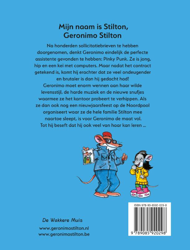 Achterkant van Mijn naam is Stilton, Geronimo Stilton