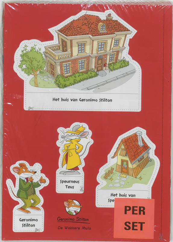 Achterkant van Geronimo Stilton spelletjesmagazine 2 set 10 ex