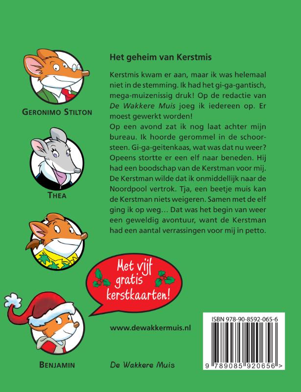 Achterkant van Het geheim van Kerstmis