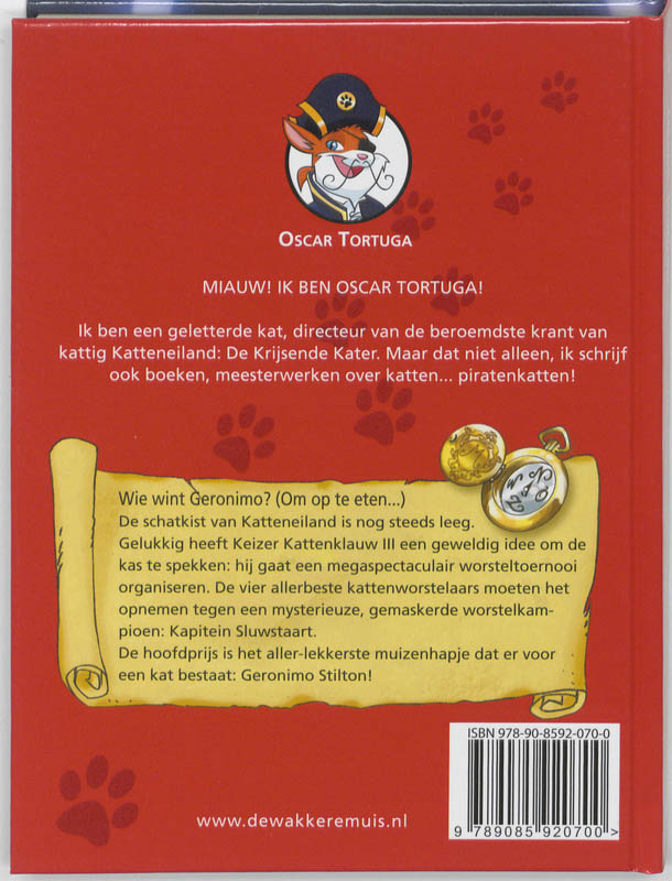 Achterkant van Wie wint Geronimo? (om op te eten...)