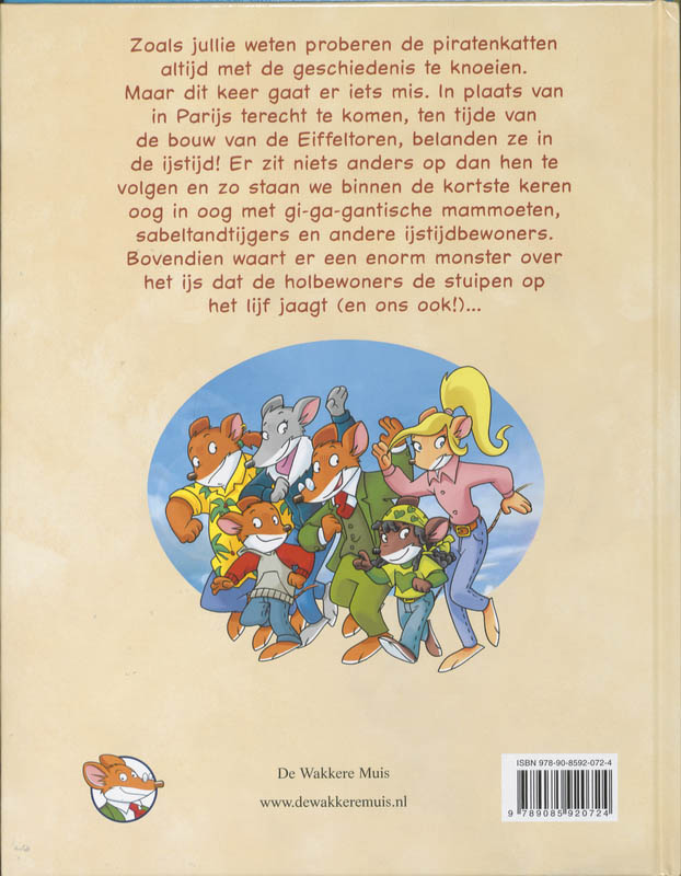 Achterkant van Terug naar de IJstijd