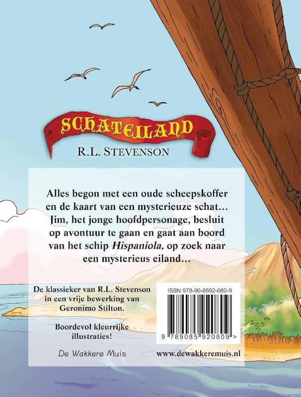 Achterkant van Schateiland