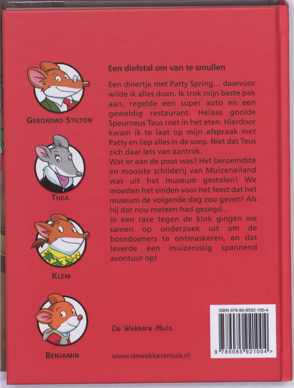 Achterkant van Een diefstal om van te smullen!