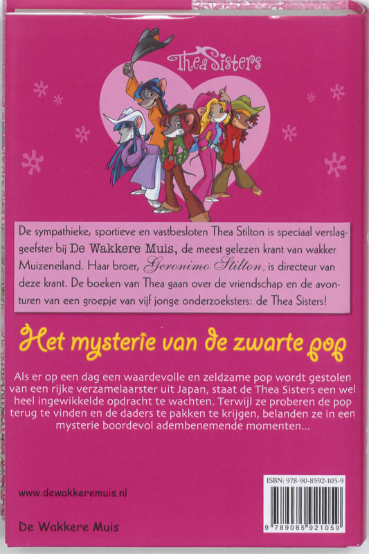 Achterkant van Het mysterie van de zwarte pop