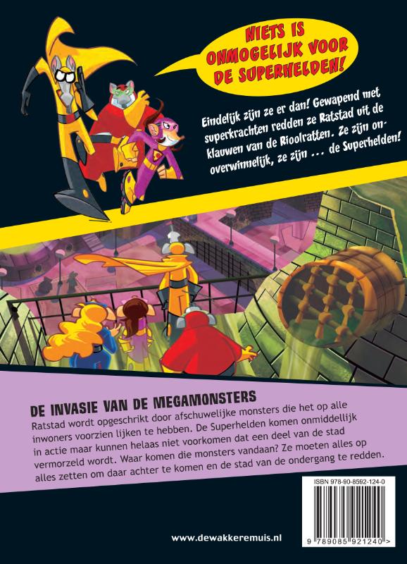Achterkant van De invasie van de megamonsters