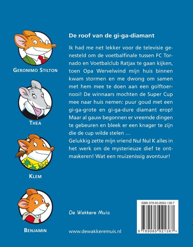 Achterkant van De roof van de gi-ga-diamant