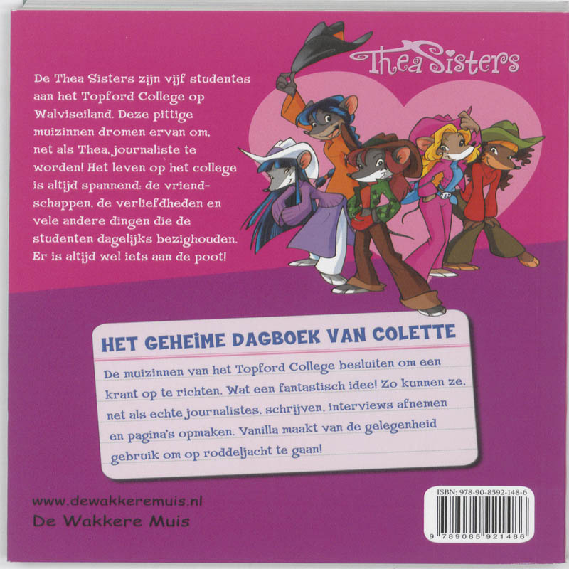 Achterkant van Het geheime dagboek van Colette