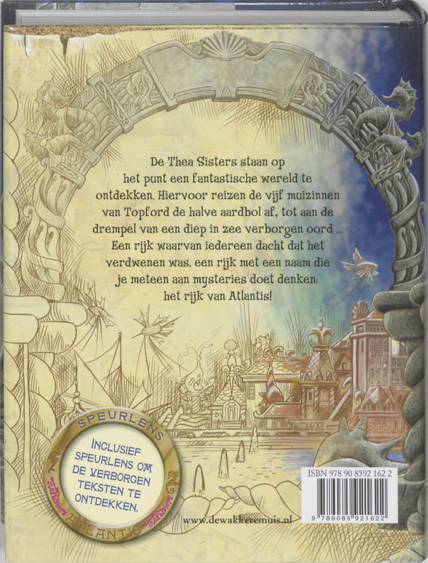 Achterkant van De prins van Atlantis