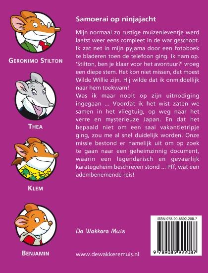 Achterkant van Samoerai op ninjajacht