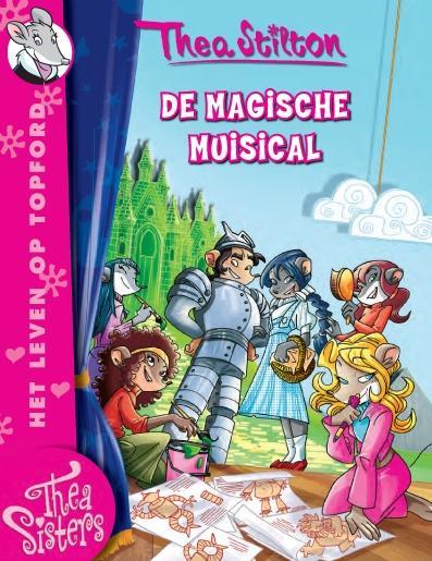 Achterkant van De magische muisical Op naar de top