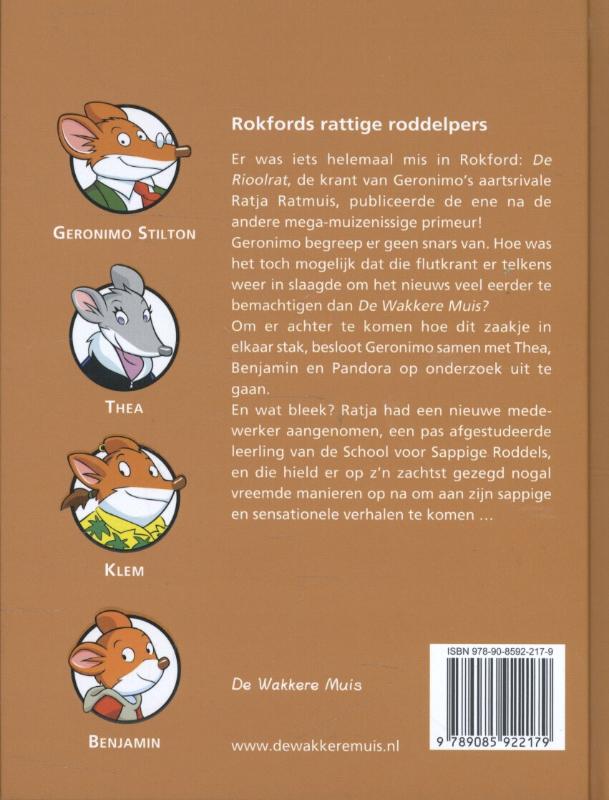 Achterkant van Rokfords rattige roddelpers