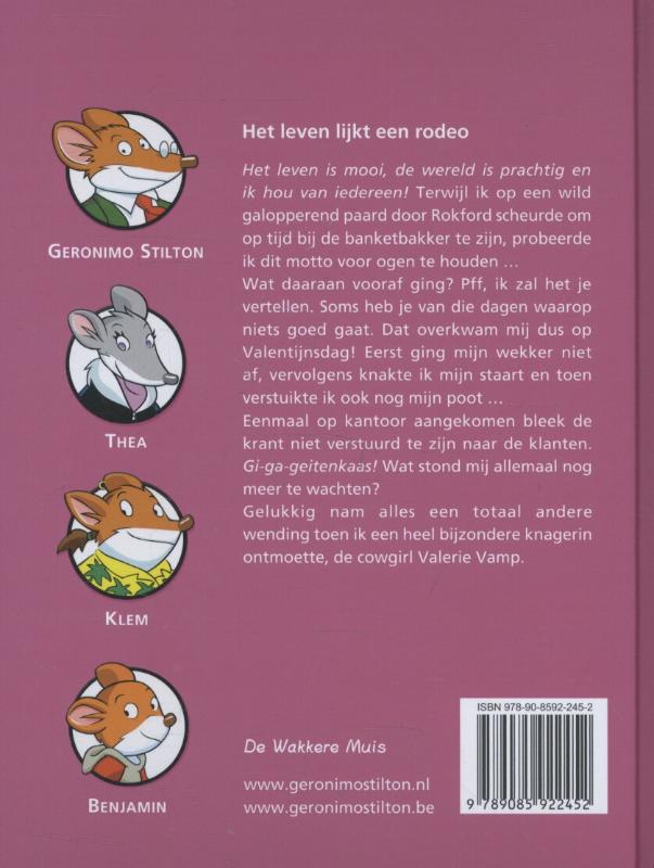 Achterkant van Het leven lijkt een rodeo