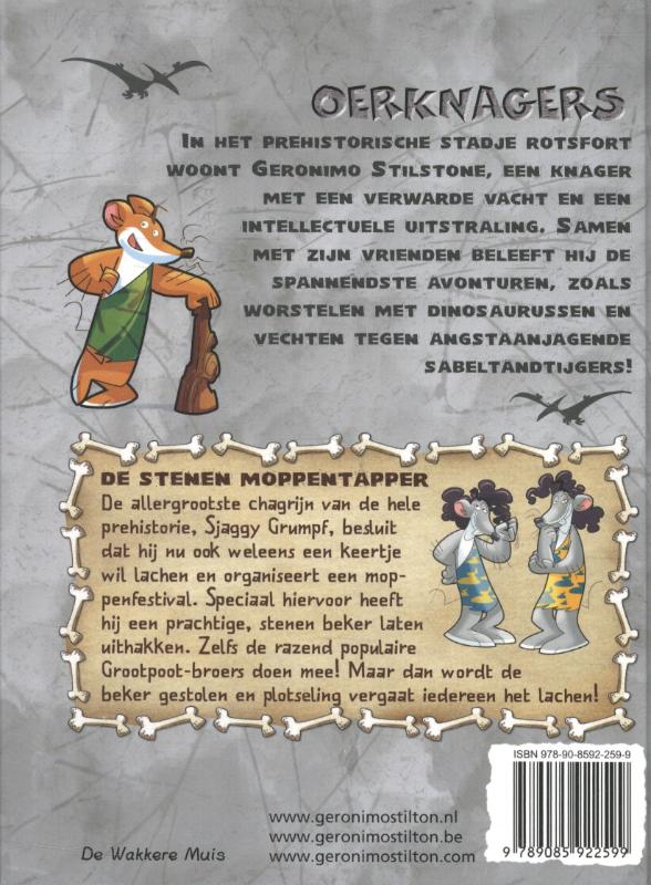 Achterkant van De stenen moppentapper