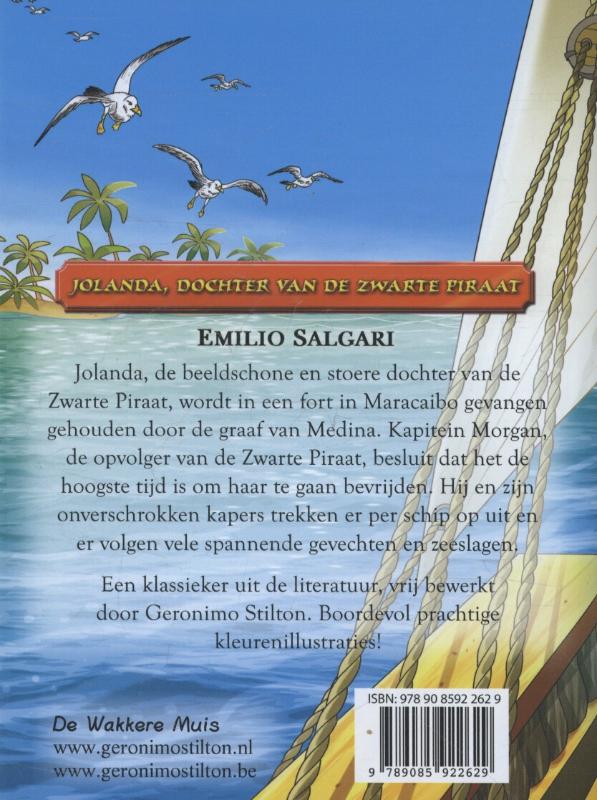 Achterkant van Jolanda, dochter van de zwarte piraat