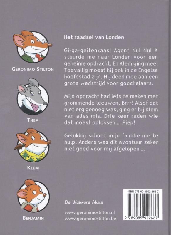 Achterkant van Het raadsel van Londen