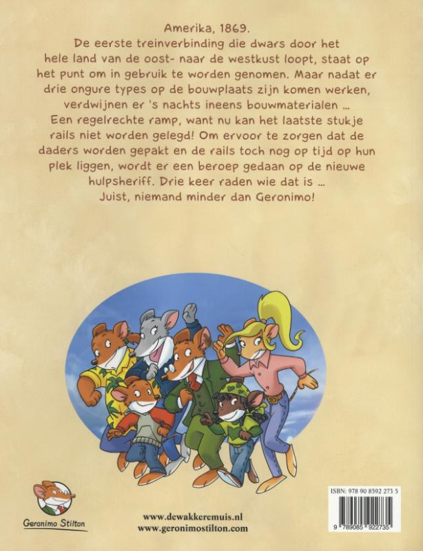 Achterkant van De snelste trein van het Wilde Westen