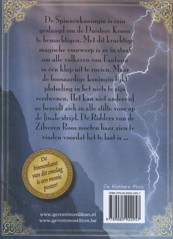 Achterkant van De duistere kroon