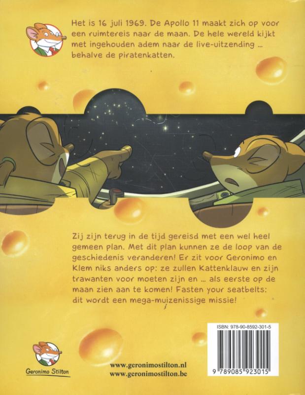 Achterkant van Een muis op de maan