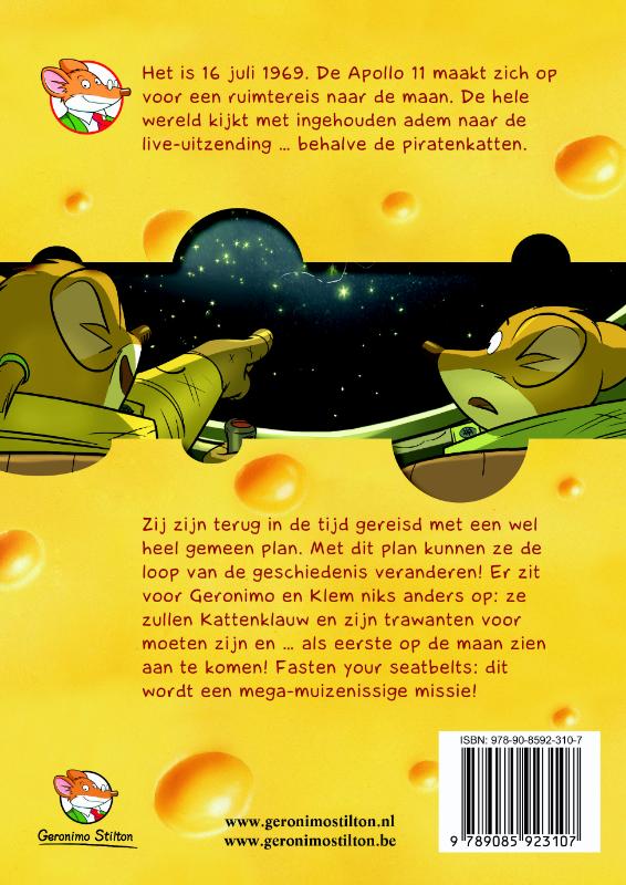 Achterkant van Een muis op de maan