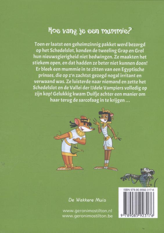 Achterkant van Hoe vang je een mummie?