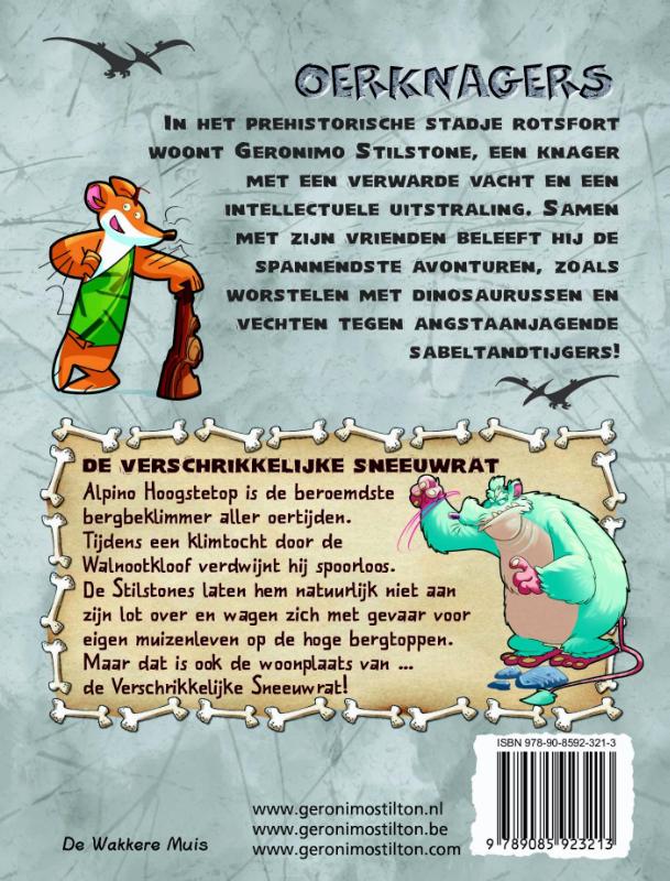Achterkant van De Verschrikkelijke Sneeuwrat (set van 2)