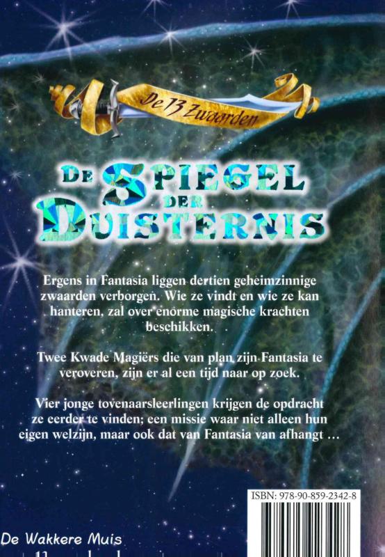 Achterkant van De spiegel der duisternis
