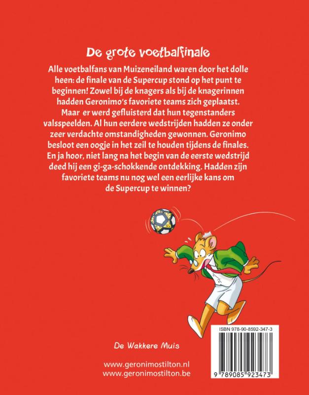 Achterkant van De grote voetbalfinale