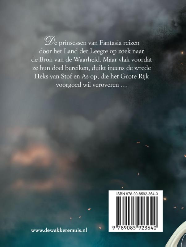 Achterkant van De heks van stof en as