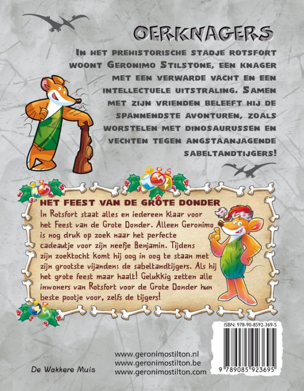 Achterkant van Het feest van de Grote Donder
