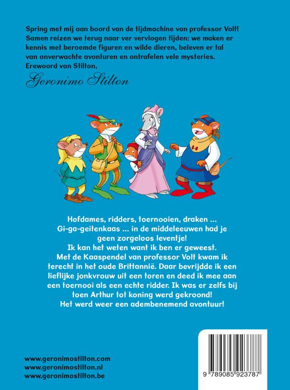 Achterkant van Het kasteel van koning Arthur