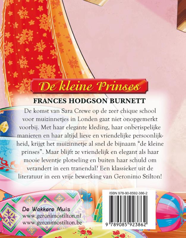 Achterkant van De kleine prinses