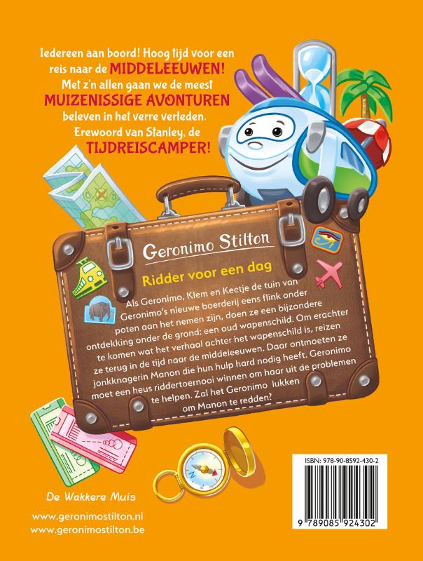 Achterkant van Ridder voor een dag